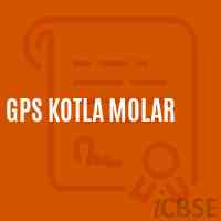 Gps Kotla Molar Primary School Logo