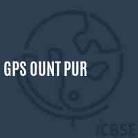 Gps Ount Pur Primary School Logo