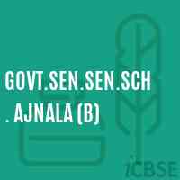 Govt.Sen.Sen.Sch. Ajnala (B) High School Logo