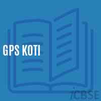 Gps Koti Primary School Logo