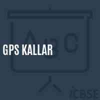Gps Kallar Primary School Logo