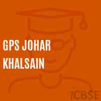 Gps Johar Khalsain Primary School Logo