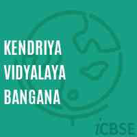 Kendriya Vidyalaya Bangana Middle School Logo