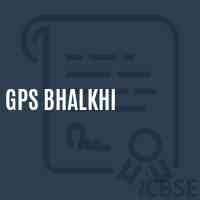 Gps Bhalkhi Primary School Logo