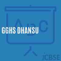 Gghs Dhansu Secondary School Logo