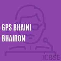 Gps Bhaini Bhairon Primary School Logo