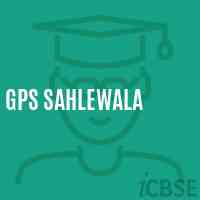 Gps Sahlewala Primary School Logo