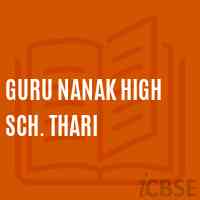 Guru Nanak High Sch. Thari Secondary School Logo