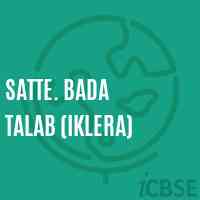 Satte. Bada Talab (Iklera) Primary School Logo