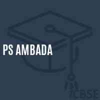 Ps Ambada Primary School Logo