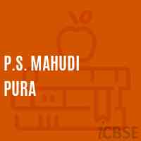 P.S. Mahudi Pura Primary School Logo