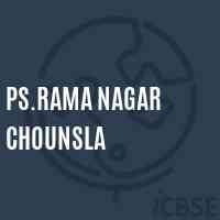 Ps.Rama Nagar Chounsla Primary School Logo