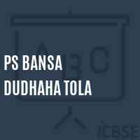 Ps Bansa Dudhaha Tola Primary School Logo
