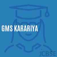 Gms Karariya Middle School Logo
