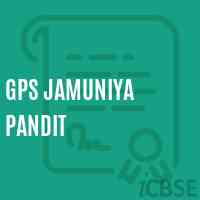 Gps Jamuniya Pandit Primary School Logo