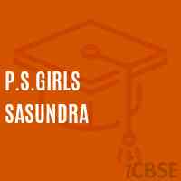 P.S.Girls Sasundra Primary School Logo