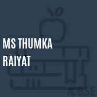 Ms Thumka Raiyat Middle School Logo