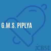 G.M.S. Piplya Middle School Logo