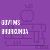 Govt Ms Bhurkunda Middle School Logo