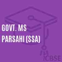 Govt. Ms Parsahi (Ssa) Middle School Logo