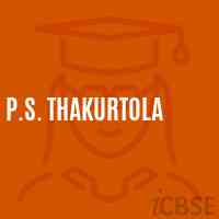 P.S. Thakurtola Primary School Logo