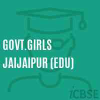 Govt.Girls Jaijaipur (Edu) Primary School Logo