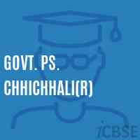 Govt. Ps. Chhichhali(R) Primary School Logo