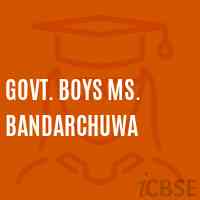Govt. Boys Ms. Bandarchuwa Middle School Logo