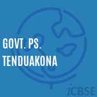Govt. Ps. Tenduakona Primary School Logo