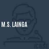 M.S. Lainga Middle School Logo