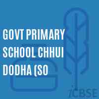 Govt Primary School Chhui Dodha (So Logo