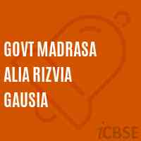 Govt Madrasa Alia Rizvia Gausia Middle School Logo