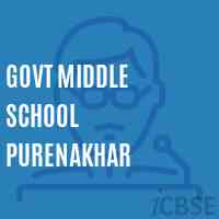 Govt Middle School Purenakhar Logo