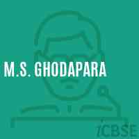 M.S. Ghodapara Middle School Logo