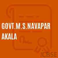 Govt.M.S.Navaparakala Middle School Logo