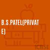 B.S.Patel(Private) Middle School Logo