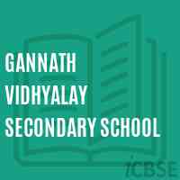 Gannath Vidhyalay Secondary School Logo