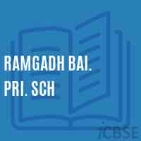 Ramgadh Bai. Pri. Sch Primary School Logo