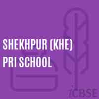 Shekhpur (Khe) Pri School Logo