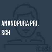 Anandpura Pri. Sch Primary School Logo