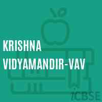 Krishna Vidyamandir-Vav Middle School Logo