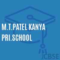 M.T.Patel Kanya Pri.School Logo