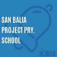 San Balia Project Pry. School Logo