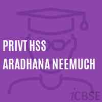 Privt Hss Aradhana Neemuch Senior Secondary School Logo