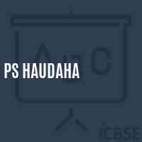 Ps Haudaha Primary School Logo