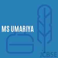 Ms Umariya Middle School Logo