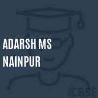 Adarsh Ms Nainpur Middle School Logo