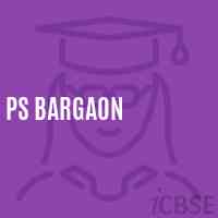 Ps Bargaon Primary School Logo