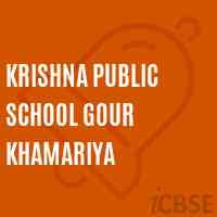 Krishna Public School Gour Khamariya Logo