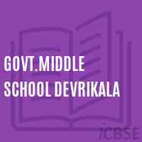 Govt.Middle School Devrikala Logo